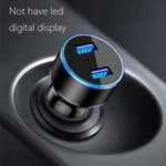 3.1A LED Display USB Phone Car-Charger